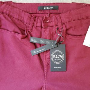 J Brand Maria Skinny Jeans in Sangria